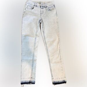 Girls – justice light, blue, stonewashed, jeans, size 12, worn 2x
